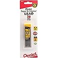 Pentel Super Hi-Polymer Lead Refill , 0.9 mm Thick, HB, 30 Pieces of Lead (C29BPHB)
