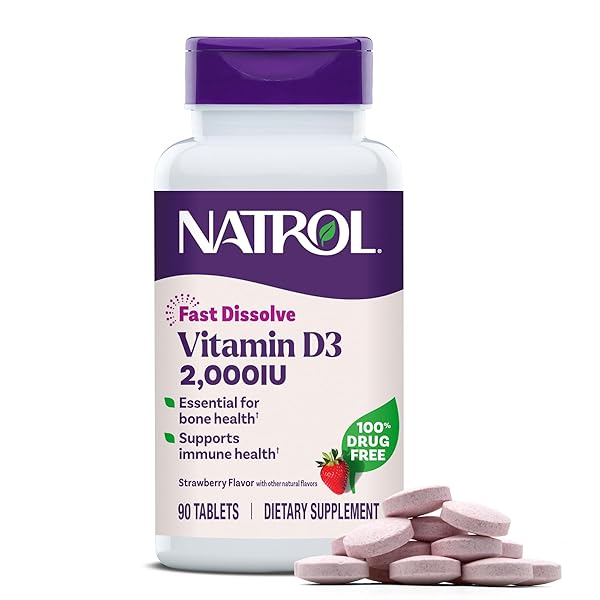 NATROL FAST DISSOLVE VITAMIN D3 2,000 IU, DIETARY...