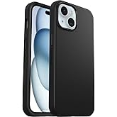 OtterBox iPhone 16e, iPhone 15, iPhone 14, and iPhone 13 (ONLY) Symmetry Series+ Case, Snaps to MagSafe, Ultra-Sleek, Raised Edges Protect Camera & Screen - Non-Retail Packaging - Black