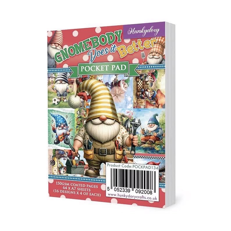 Hunkydory Gnomebody Does it Better 64-Page A7 Pocket Pad