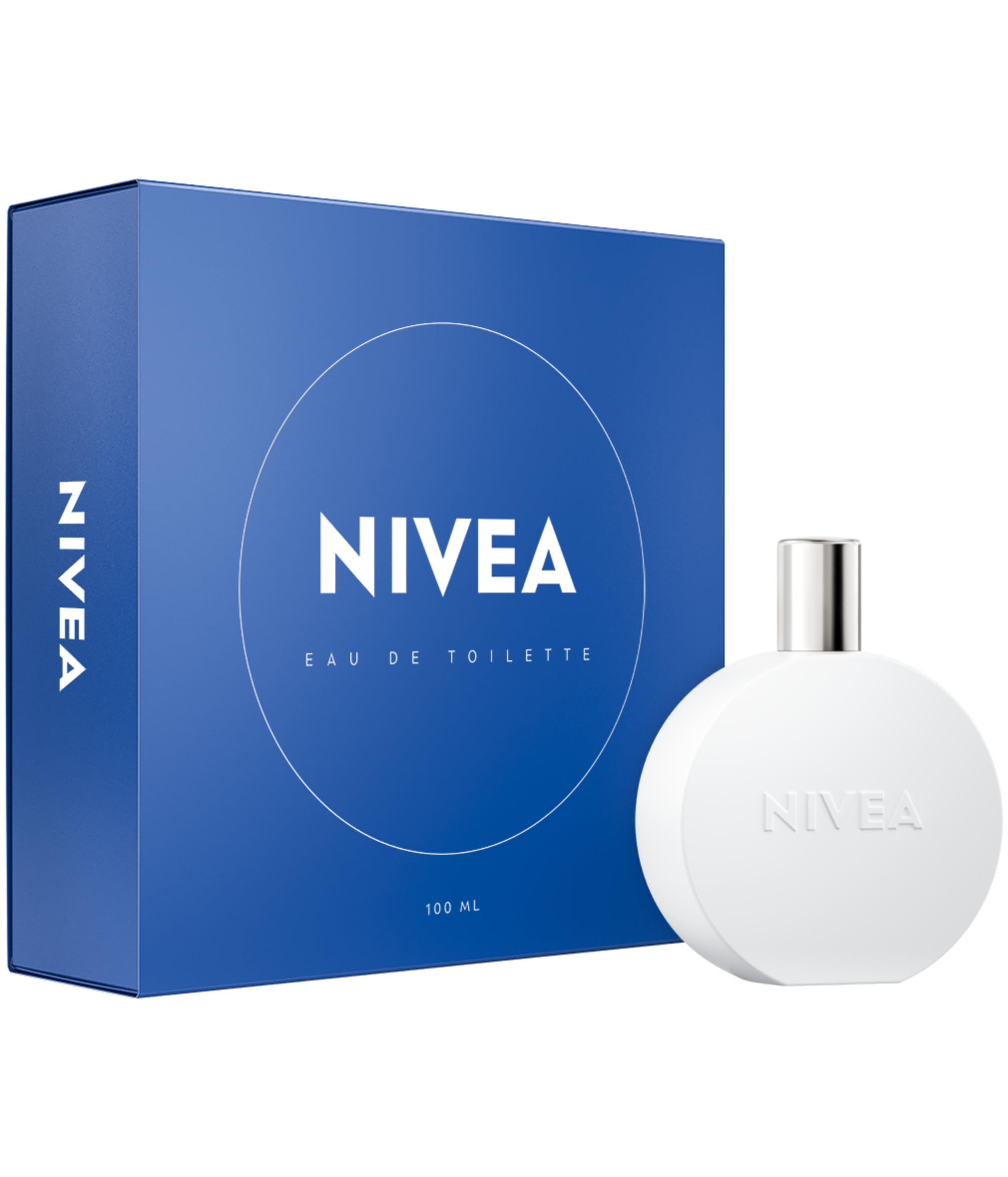 NIVEA Creme Eau de Toilette, Parfum mit dem ikonischen Duft der NIVEA Creme, frischer und sanfter unisex Duft im ikonischen Parfüm-Flakon (100 ml)