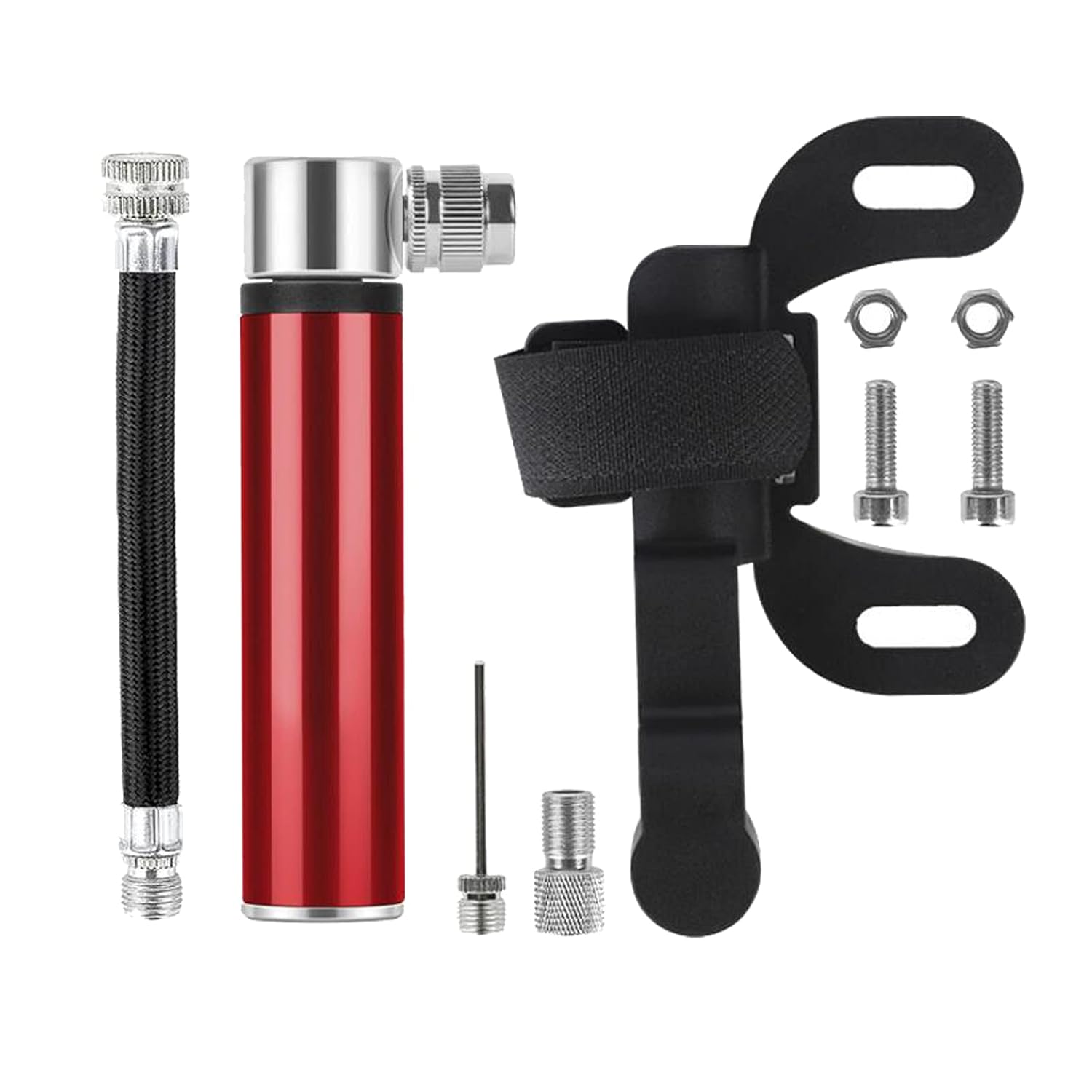 Mini Bike Pump Super Fast Tire Inflation Portable Bicycle Pump Aluminum