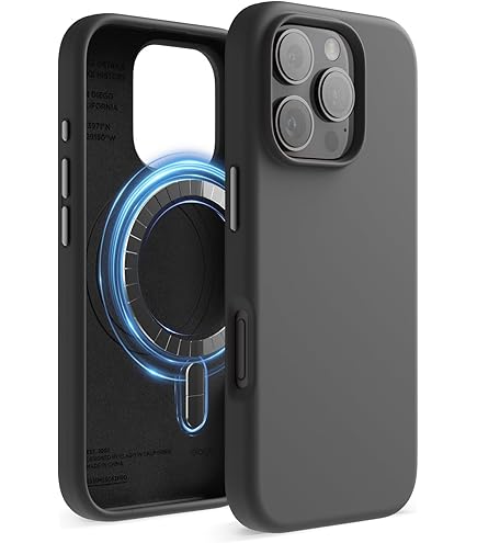 Amazon.com: elago Magnetic Leather Case Compatible with iPhone 16