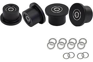 FRECCU Total Gym 1700 Club Wheels/Rollers Qty for 4 Models 1000 1100, 1400, 1500, 1600, 1700, 1800, 1900, Achiever, Force, Gold, Max, Platinum, Platinum Plus, Pro, Supra, Supreme, Ultima, Ultra, XLI