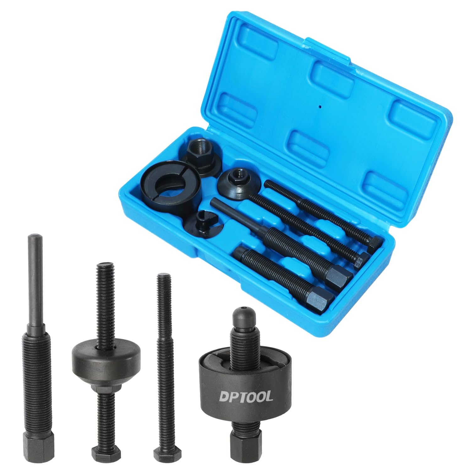 Photo 1 of DPTOOL Power Steering Pump Pulley Puller Remove Install Tool Compatible with Ford GM