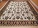 AS Quality Rugs Large Traditional Area Rugs for Bedroom, Turkish Pattern Entryway Carpet, Home Decor Rugs, Cream Circles Wave Inspired, Stain Resistant, Pet Friendly, (Multi-Color Large 8x10)