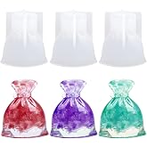 Liobelon 3 Pieces Lucky Bag Silicone Mold, Mini Blessing Bag Epoxy Pendant Mold for DIY Craft Ornaments Charms Keychain Jewelry Making