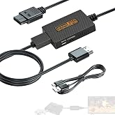 N64 to HDMI Adapter, HDMI Converter for N64/Gamecube/SNES/SFC Game Console | Video Converter with HDMI Cable and USB Cable, 720p/1080p Output, Plug &amp; Play