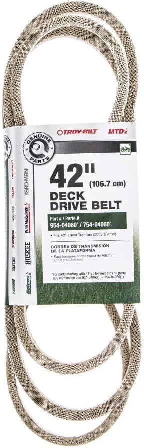 Amazon Com Cub Cadet Replacement V Belt For Lt1040 Lt1042 Lawn Mowers Others Oem 954 04060c 754 04060b 754 04060 Garden Outdoor