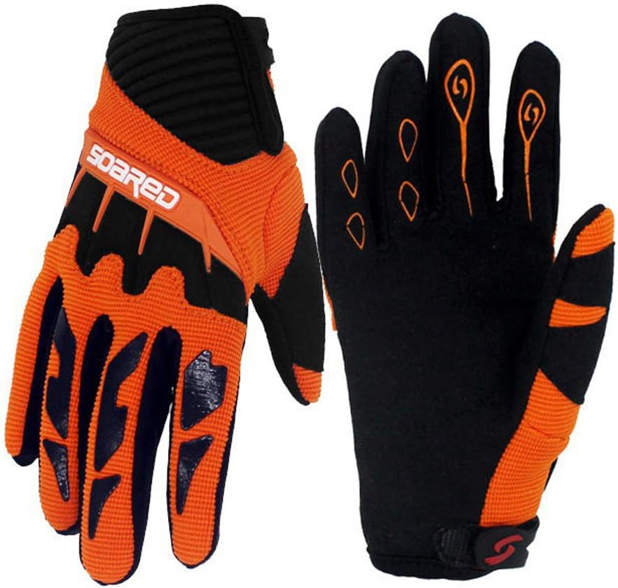 Gtopart 50g Kids Full Long Finger Cycling Gloves,Skateboard Gloves, Roller Skating Gloves