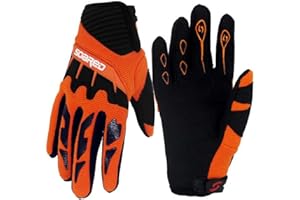 Gtopart 50g Kids Full Long Finger Cycling Gloves,Skateboard Gloves, Roller Skating Gloves