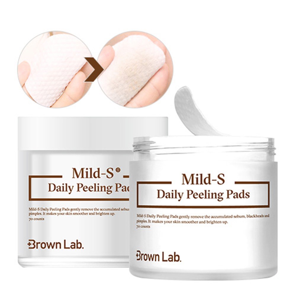 Amazon Com Brown Lab Mild S Daily Peeling Pads 70 Counts Beauty