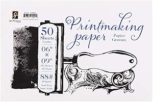 JACK RICHESON Richeson Printmaking Paper, 88# 6x9 inches, 50 Sheets (100757)