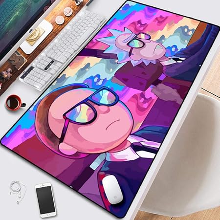 Rick Morty Alfombrilla De Raton Ordenador Xxl 900x400x3mm Speed Gaming Mouse Pad Con Superficie De Tela Suave Precision Y Velocidad Mejoradas Disenada Para Videojuegos Gamers D Amazon Es Electronica
