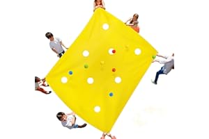 Sonyabecca Hole Tarp Team Building Exercise Activities Games Teamwork Group Learning Fun Playing Yellow