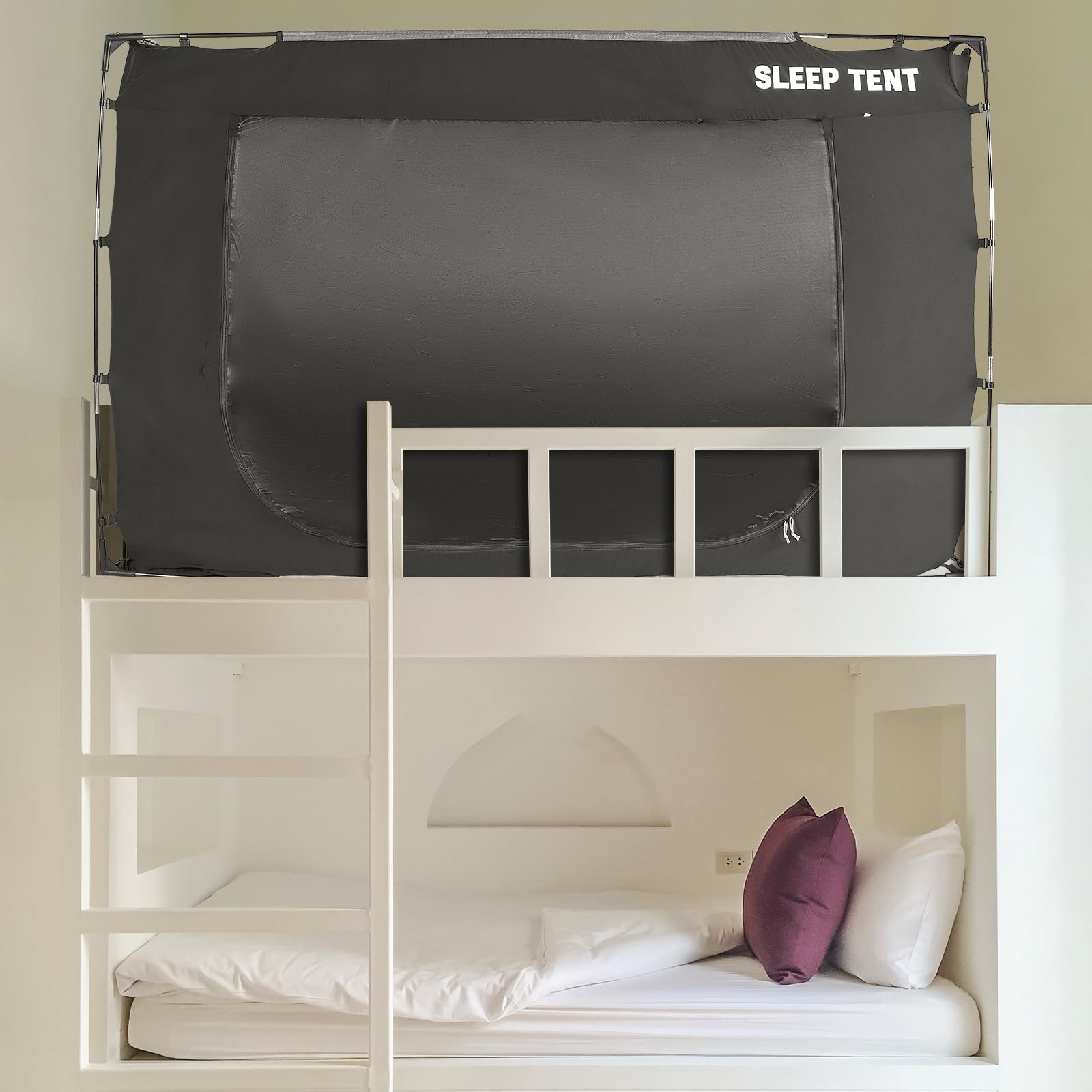 thumbnail image 2 of BORNA Bed Tent Twin Bed Canopy For Indoor Portable Light Reducing Sleeping Canopy 2 of 13