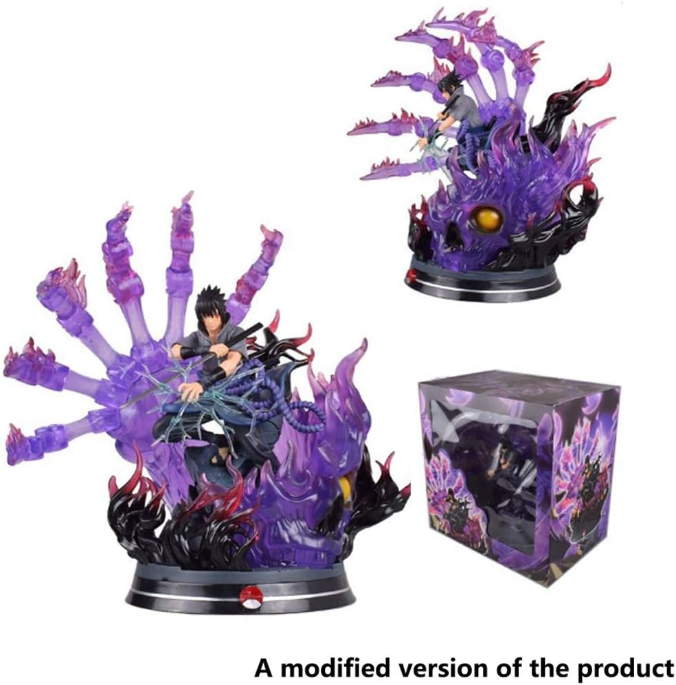 Huangyingui Naruto Shippuden: GK Uchiha Sasuke Statue PVC Model - High 38CM(15Inches)