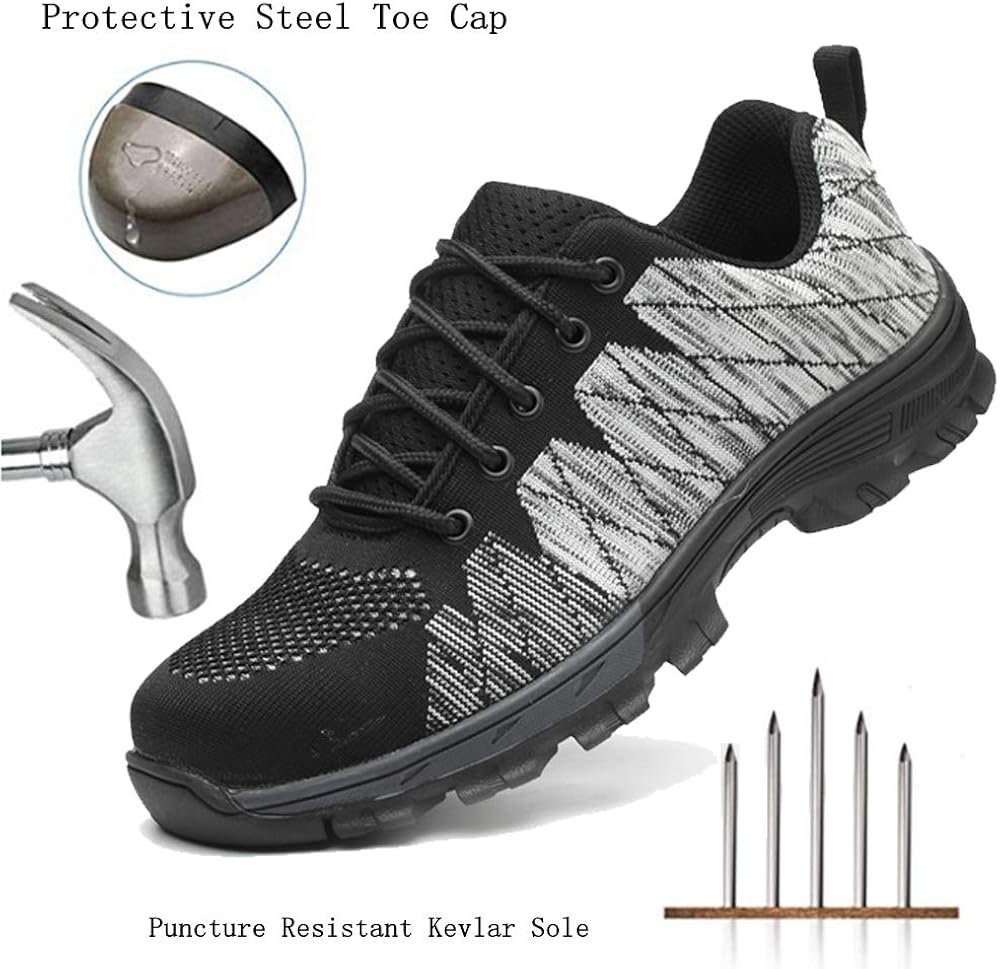 women's non slip steel toe shoes