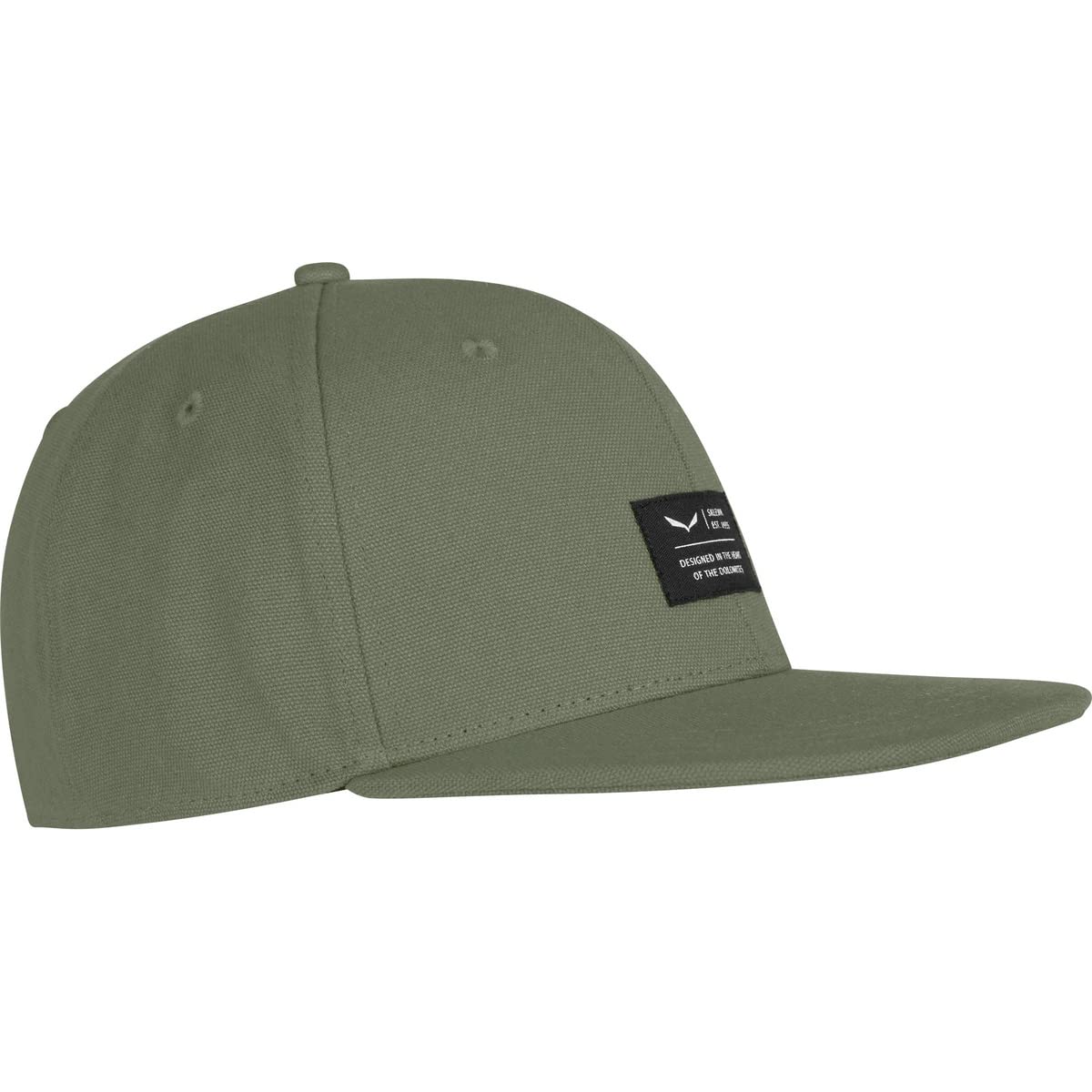 Salewa Puez Canvas Flat Cap, Raw Green, Unisex