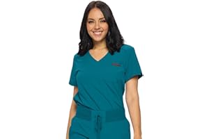 Monarch Uniforms Womens Scrub Top One Pocket Tuck in Scrub Top for Women