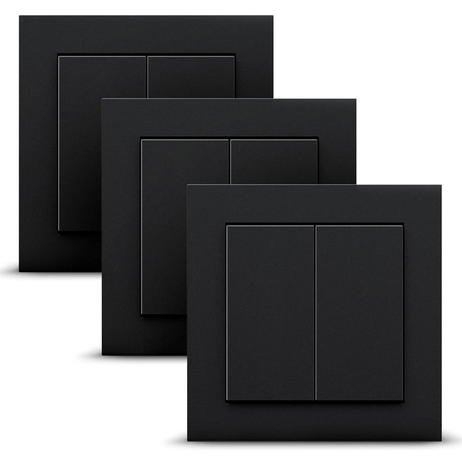 Senic Gira interrupteur d'éclairage Polycarbonate (PC) Noir