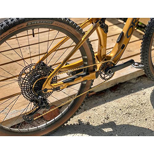 Speed Chain KMC X12 12 Speed Chain, Ti-N Gold/Black, 126 Link 11