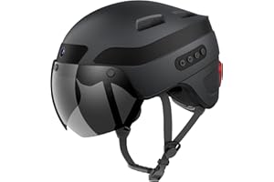 KRACESS KRS-S1 Bike Helmets for Men Smart Helmets for Adults with 1080P 60 fps Sports Camera Dual Antenna Bluetooth Womens Bike Helmet