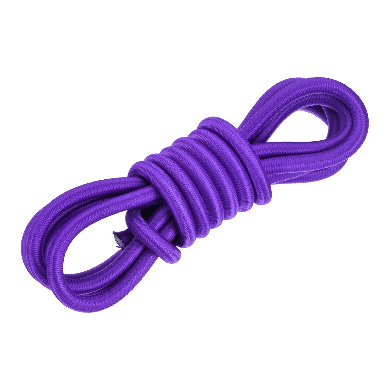 DMiotech 10mm Shock Cord, 3 M Purple Bungee Cord Tent Pole Shock Cord Round Elastic Kayak Rope Stretch String Marine Grade Heavy Polyester for DIY Projects Tie Downs
