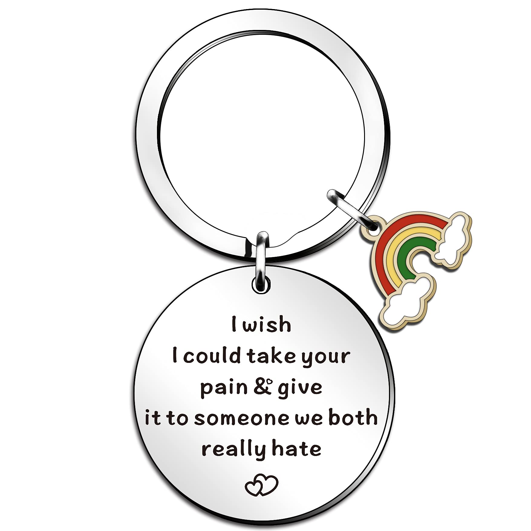 SMARGO Get Well Soon Gifts for Women - Funny Get Well Gifts, Thinking of You Gifts Chemotherapy Grieving Condolences Divorce Cancer Gifts for Women Her Friend, Silver, One Size