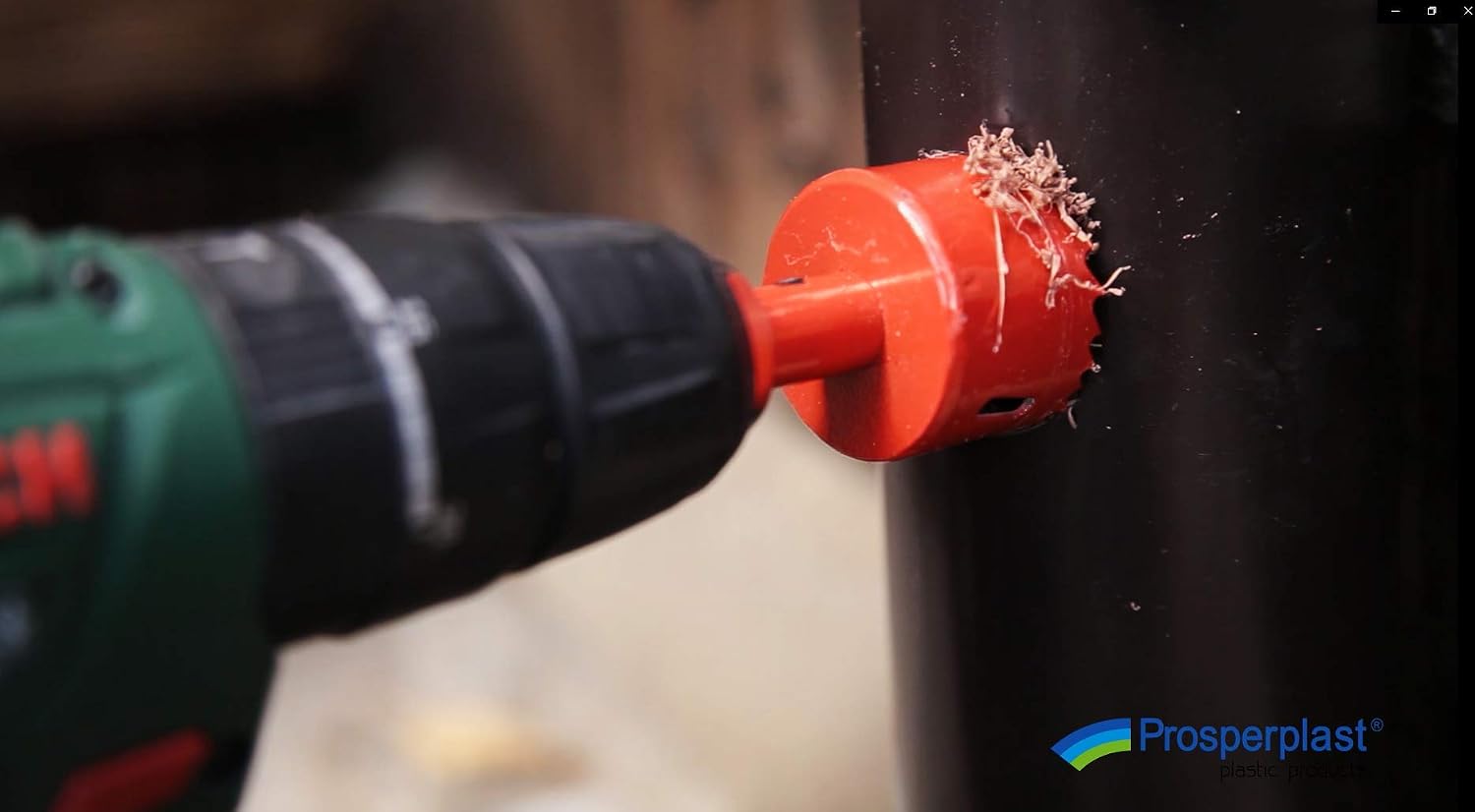 Prosperplast. Rain collector for connecting downpipe and rain barrels rain gutter drain connector rain water collector downpipe including drill - Image 5