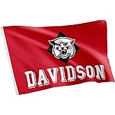 Desert Cactus Davidson College DC Flag - 3 x 5 Feet Wildcats Banner, Indoor/Outdoor Durable Fabric, 100% Polyester Design (Style 1)