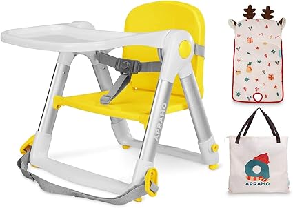 Apramo Flippa Combo De Noel Rehausseur De Chaise Enfant Siege Pour Bebe Portable Enfant Siege Avec Ceinture De Securite Table De Salle A Manger Stable Plateau Amovible Lemon Amazon Fr Bebes Puericulture