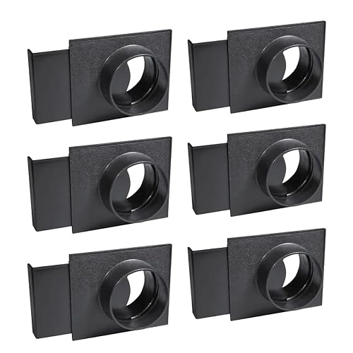 POWERTEC 70108-P6 4 Inch Blast Gate – 6-Pack Dust Collection Fittings For Woodworking Shops