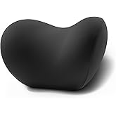 BEBAS Memory Foam Car Headrest Pillow - Breathable Neck Support Pillow for Driving, Universal Fit Cars/SUVs/Tesla/Toyota & Office Chair, Removable Cover (Black, 1-Pack)
