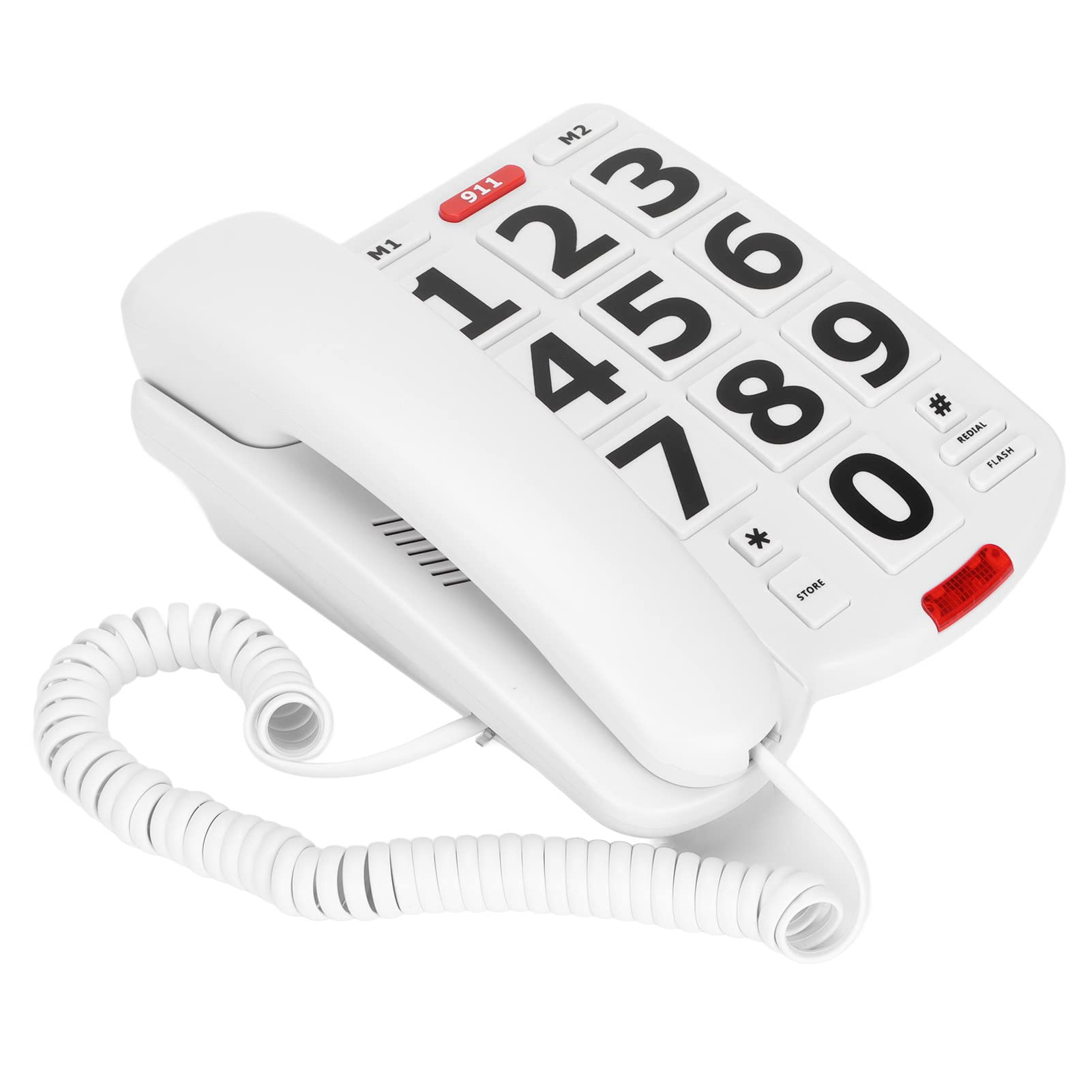 Big Button Phone Landline with Easy to Seniorentelefon House Wired Senior Phone Read Buttons and Super Loud Ringtones