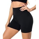 iaoja High Waisted Biker Shorts for Women-5"/8" Tummy Control Fitness Athletic Workout Running Yoga Gym Shorts