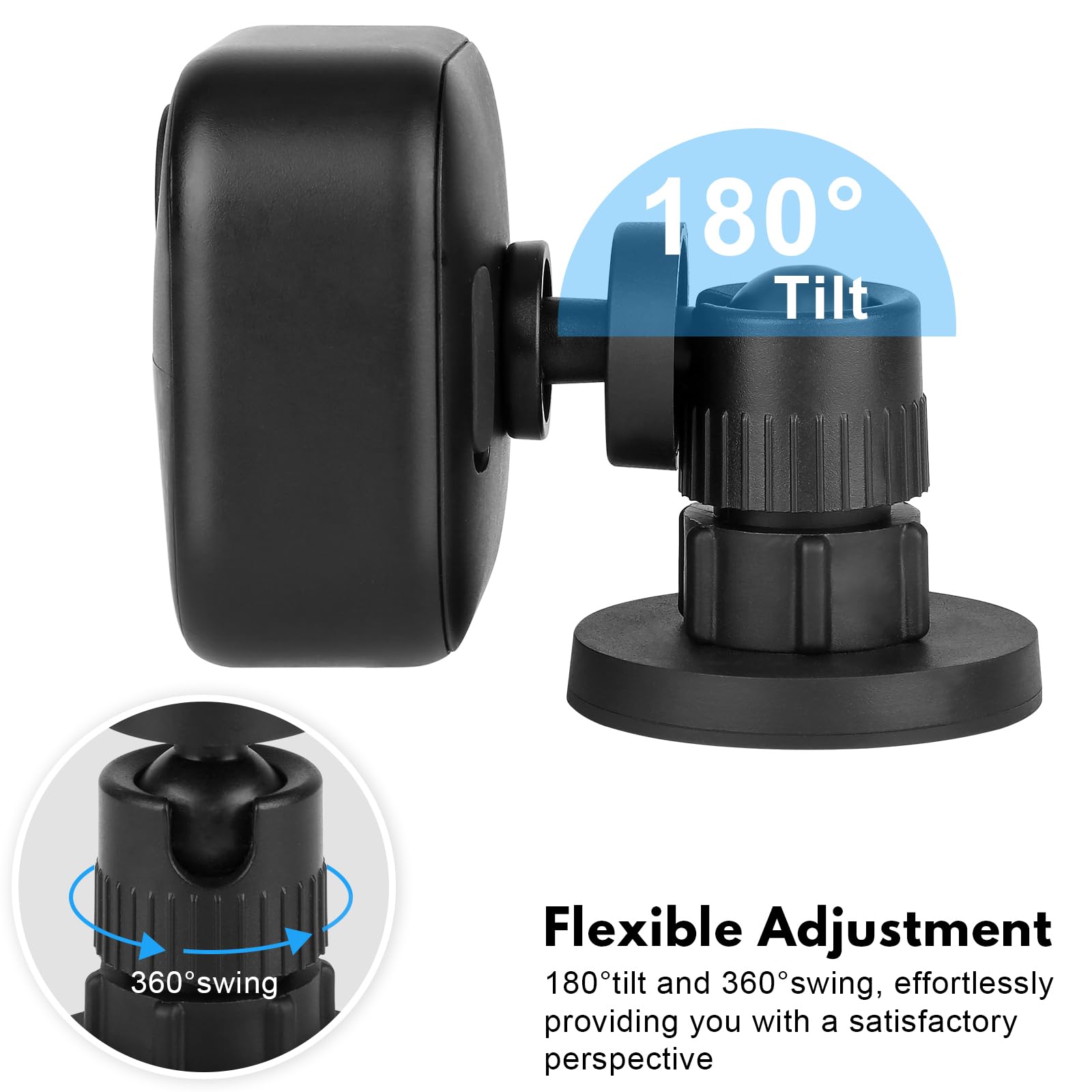 iTODOS Magnetic Camera Mount Compatible with Blink Outdoor 4 (4th Gen), Blink Outdoor (3rd Gen) XT3, Securely Attached to Steel or Any Magnetic Surfaces Without Tools