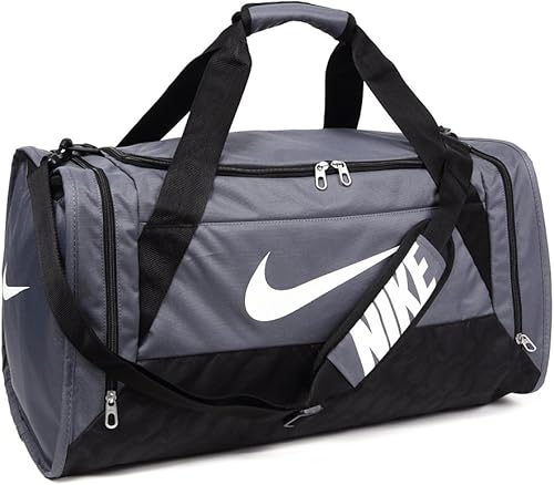 Amazon Brasilia 6 Medium Duffel Bag Nikeダッフルバッグ スポーツバッグ ショルダーバッグ グレー Nike ナイキ スポーツダッフルバッグ