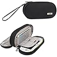 BUBM Double Compartment Storage Case Compatible with PS Vita and PSP, Protective Carrying bag, Portable Travel Organizer Case Compatible with PSV and Other Accessories, Black