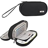BUBM Double Compartment Storage Case Compatible with PS Vita and PSP, Protective Carrying Bag, Portable Travel Organizer Case