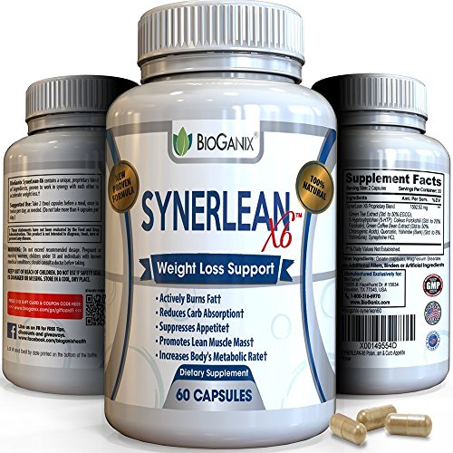 SYNERLEAN-X6 Best Weight Loss Pills For Men & Women - Scientifically Proven All Natural Supplement To Enhance Fat Loss - Top Fat Burner, Appetite Suppressant, Carb Blocker & Metabolism Booster SYNERLEAN-X6 Best Weight Loss Pills For Men & Women - Scientifically Proven All Natural Supplement To Enhance Fat Loss - Top Fat Burner, Appetite Suppressant, Carb Blocker & Metabolism Booster