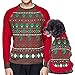 Blueberry Pet Ugly Christmas Santa Claus Holiday Season Shawl Collar Dog Sweater, Back Length 16