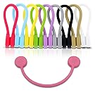 TwistieMag Strong Magnetic Twist Ties - Multi Color for Men & Women - 10 Pack - Unique Gadgets For Cable Management, Hanging & Holding Stuff, Fidget Toy, Or Just For Fun!