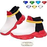Loromodo White Black Sneakers for Boys Girls Shoes Running Birthday Gift Tennis Costume Shoes