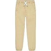 Tommy Hilfiger Boys Clark Stretch Twill Jogger Pant, Drawstring Closure