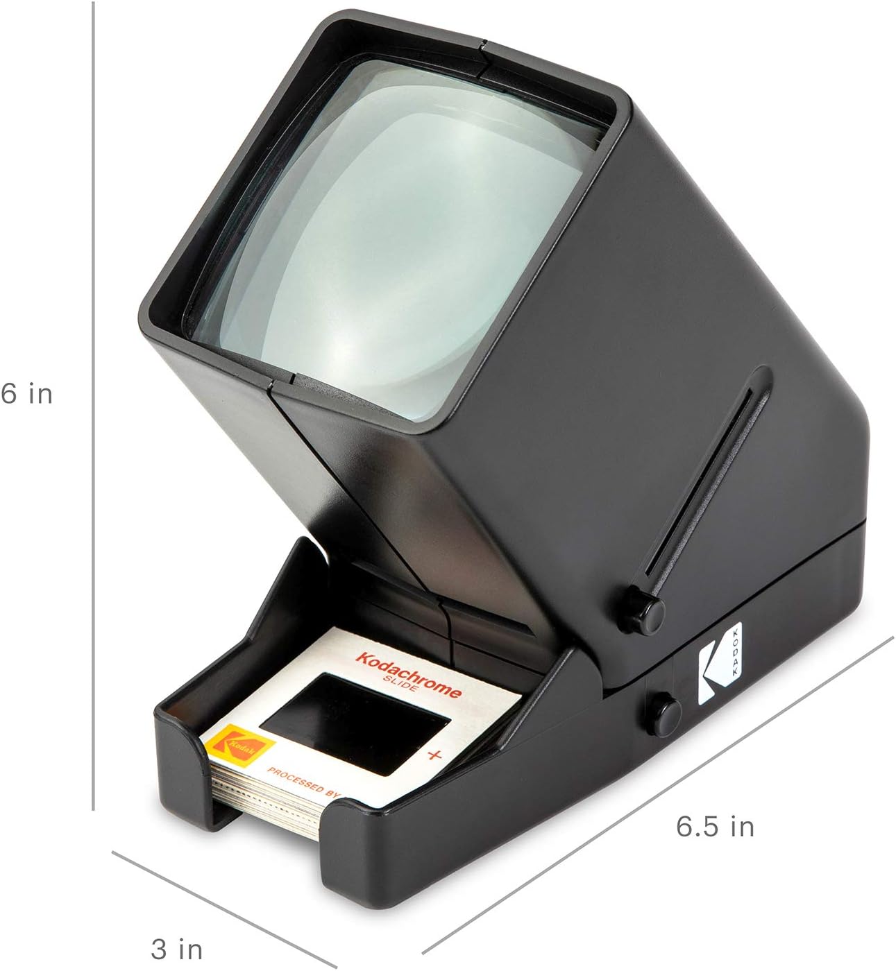 KODAK 35mm Slide and Film Viewer - Battery Operation, 3X Magnification, LED Lighted Viewing – for 35mm Slides & Film Negatives: Electronics