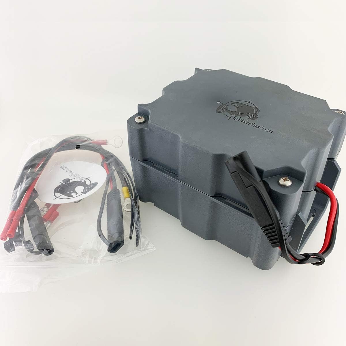 Amazon | 魚探用 5ahバッテリーボックスキット 単品 防水 カヤック 2馬力ボート | FishFinderMounts.com