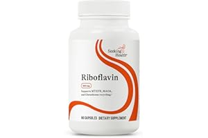 Seeking Health Riboflavin - Vitamin B2 Supplement for Methylation Support - Support Homocysteine Metabolism with Antioxidant Ingredients - 400 mg, 60 Capsules