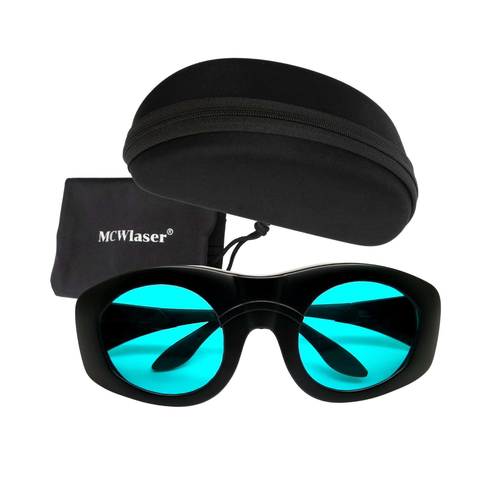 MCWlaser Laser Safety Glasses OD7+ 680nm-1100nm DIR L6 Laser Protective Goggles For ND:YAG Diode Laser 694nm 755nm 808nm 980nm 1064nm Wide Spectrum Continuous Absorption Type EP-15 style 4