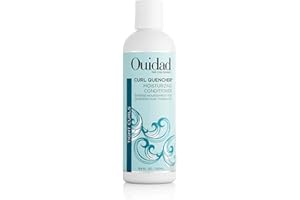 Ouidad Curl Quencher Moisturizing Conditioner, Curl Defining Hair Conditioner for Soft, Nourished & Hydrated Curls, Helps Repair Damage, Creamy Detangling Conditioner, For Tight Curls